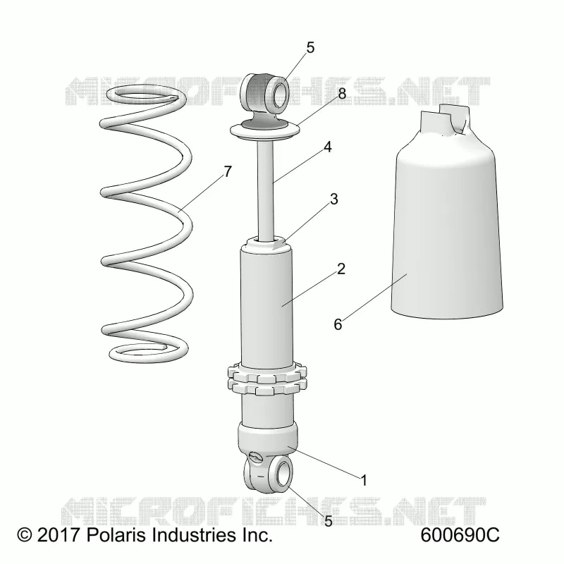 SUSPENSION, FRONT SHOCK TRACK (SP)