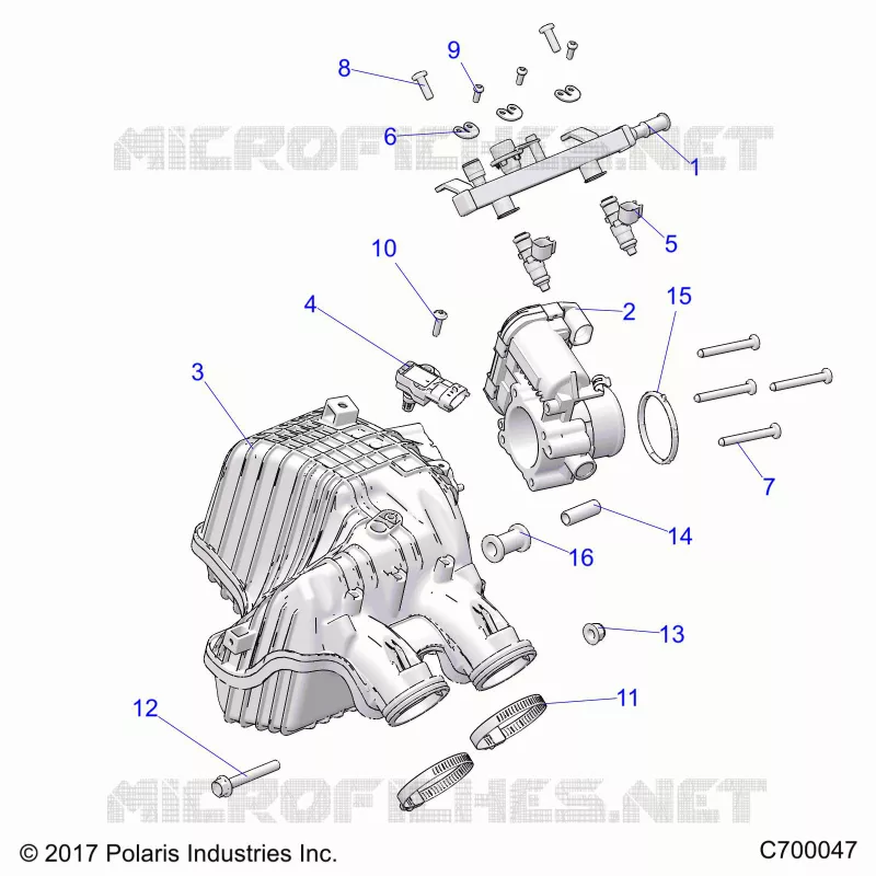 ENGINE, AIR INTAKE MANIFOLD