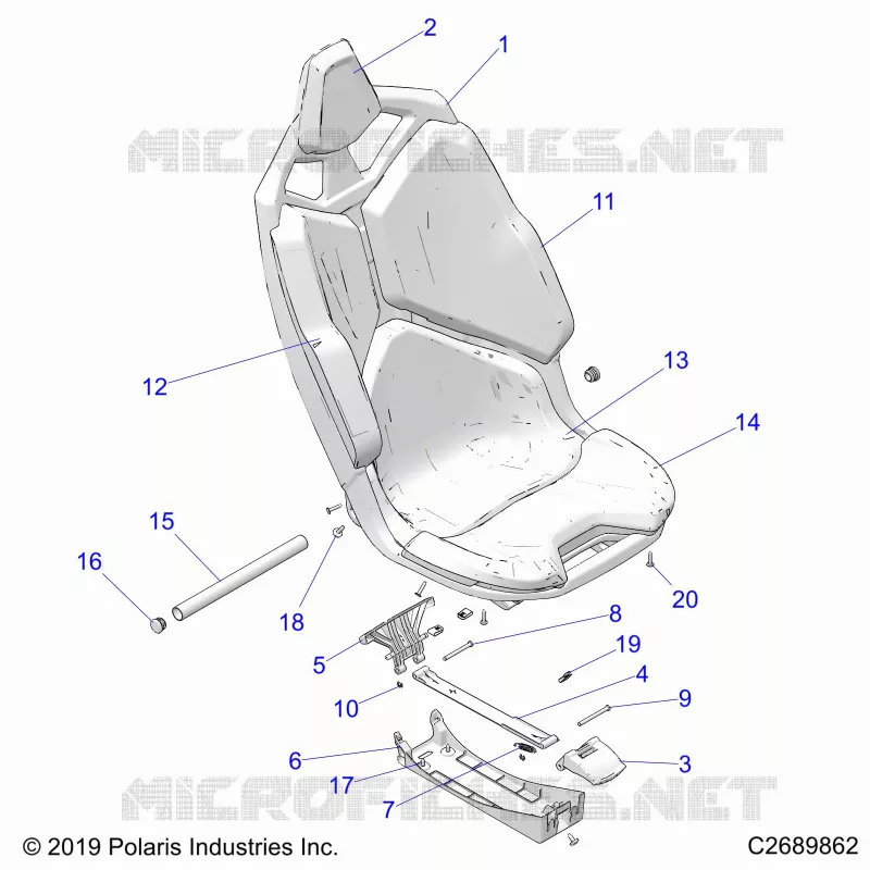 SEAT ASM.- Z23GAC92A/92B (C2689862)