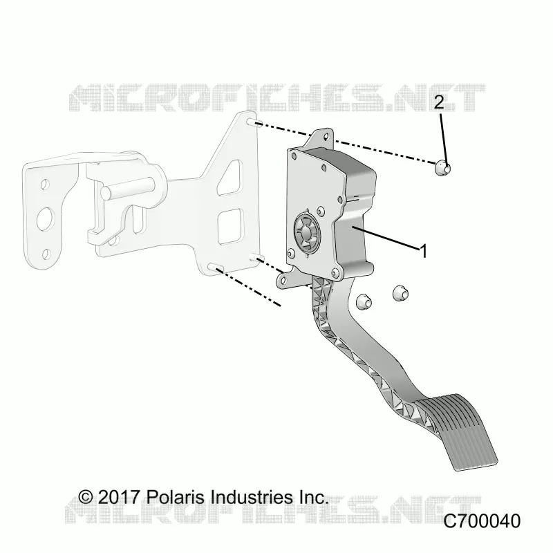 ENGINE, THROTTLE PEDAL