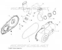 CLUTCH COVER AND DUCTING