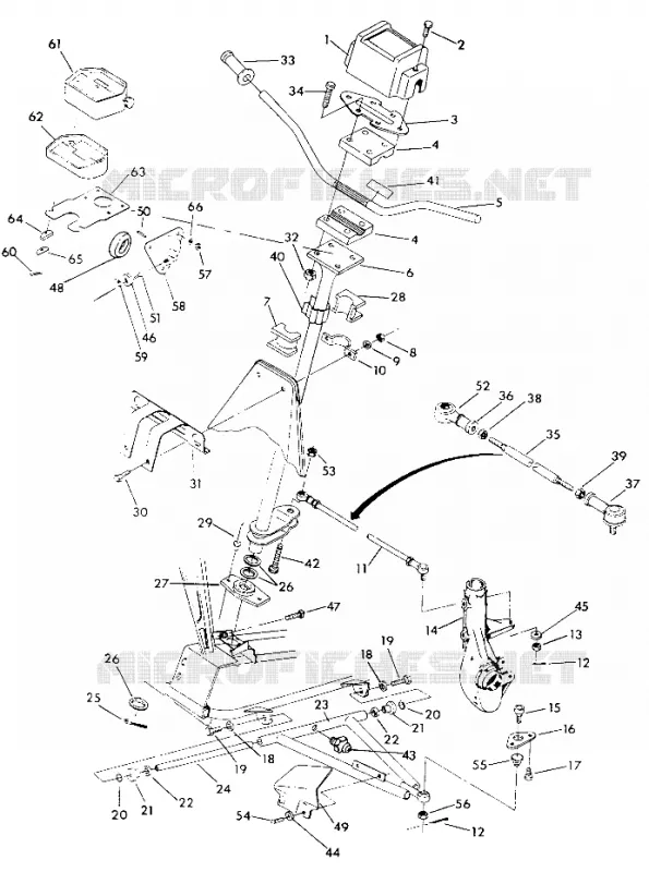 STEERING ASSEMBLY NORWEGIAN 6X6 (4923742374017A)
