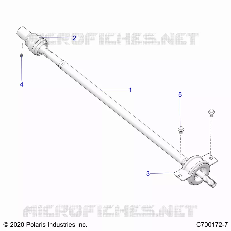 DRIVE TRAIN, REAR PROP SHAFT