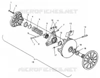 DRIVE CLUTCH ASSEMBLY STORM 0965782, STORM SKS 0965582,  EURO STORM E965782 (4931593159C008)