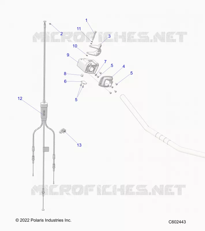ENGINE, THROTTLE CONTROL ASM.