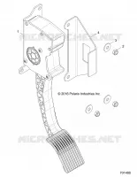 ENGINE, THROTTLE PEDAL
