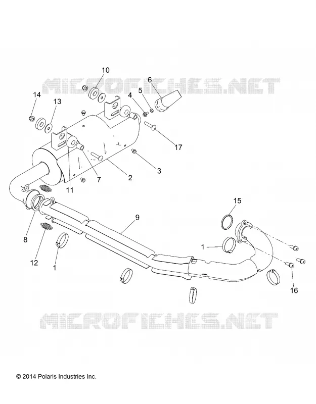 ENGINE, EXHAUST SYSTEM