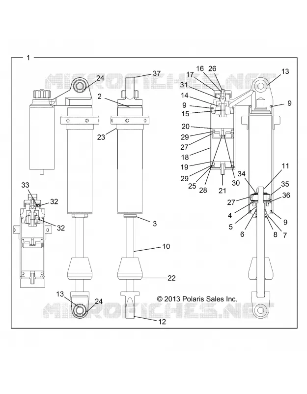 REAR SUSPENSION SHOCK