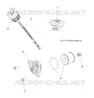 ENGINE, OIL FILTER, DIPSTICK AND FILL CAP