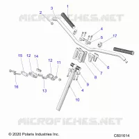 UPPER STEERING & HANDLEBAR  ASM.