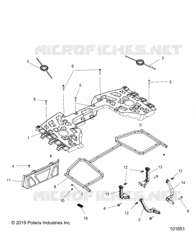 REAR BODYWORK RACK ASM.