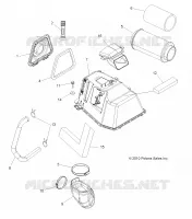 ENGINE, AIR INTAKE (BUILT 10/23/10 AND AFTER)