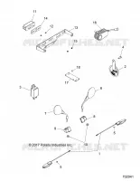 LICENSE PLATE LAMP LIGHT, TURN SIGNAL AND HORN