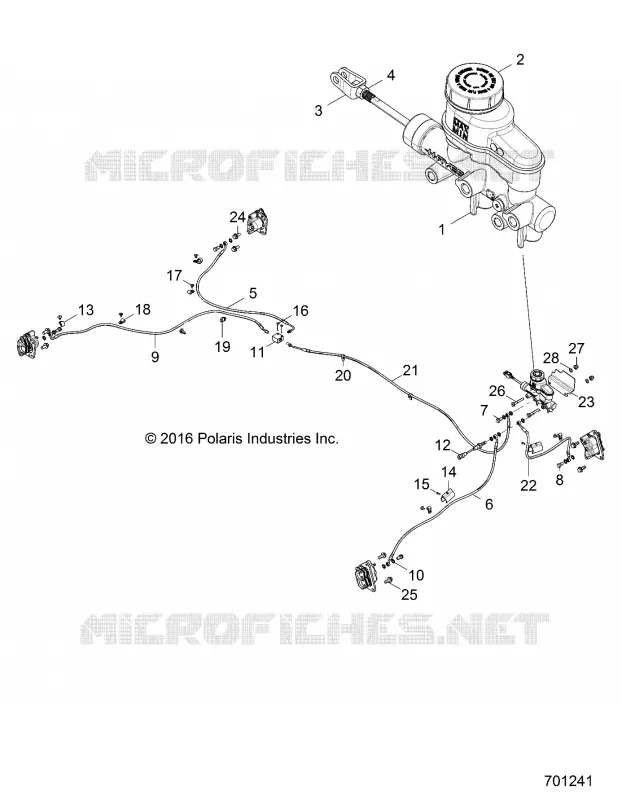 BRAKES, BRAKE LINES AND MASTER CYLINDER