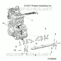 ENGINE, MOUNTING & LONG BLOCK