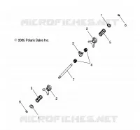 DRIVE TRAIN, MAIN GEARCASE SHIFT FORKS