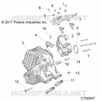 ENGINE, AIR INTAKE MANIFOLD EVAP 50S