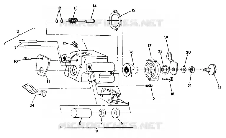 REAR BRAKE 350 2X4 / W927539 (4922882288021A)