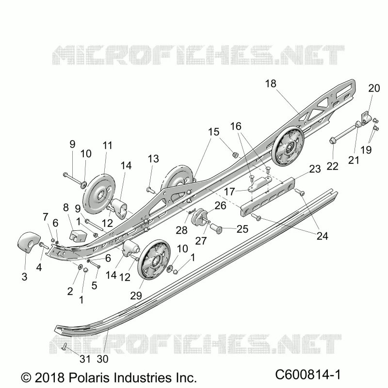 SUSPENSION, RAIL MOUNTING