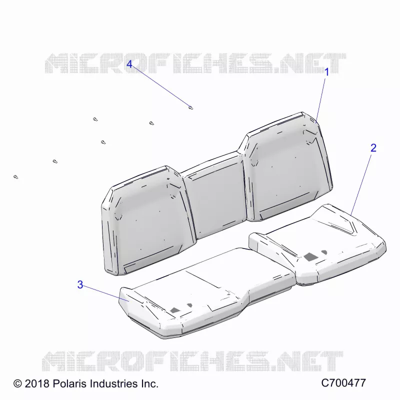 SEAT ASM. REAR