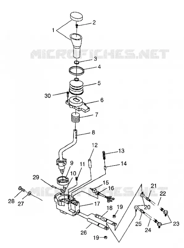 GEAR SELECTOR SPORTSMAN 400L W97AC38C (4939673967C013)