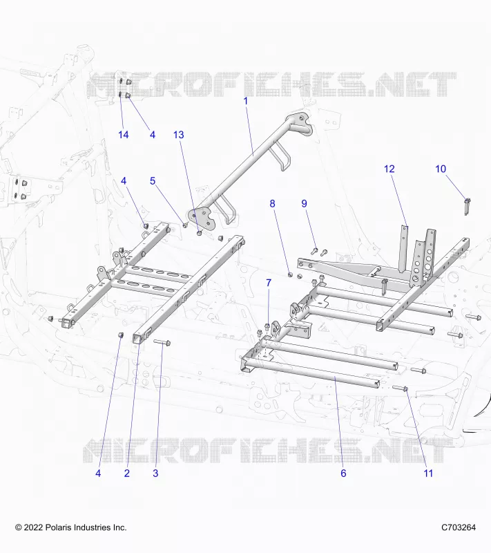 CHASSIS, SEAT AND CENTER CONSOLE MOUNTING