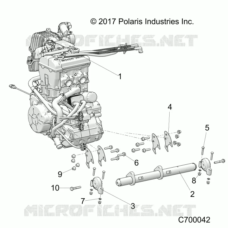 ENGINE, MOUNTING