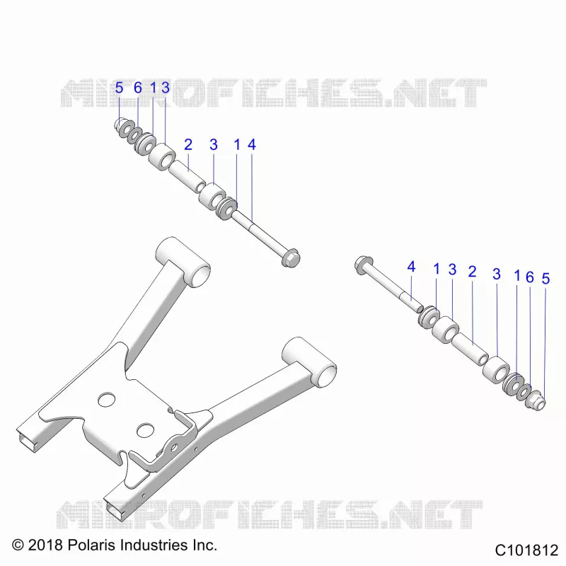 REAR SUSPENSION A-ARM MOUNTING AND BUSHINGS