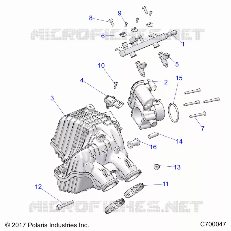 ENGINE, AIR INTAKE MANIFOLD