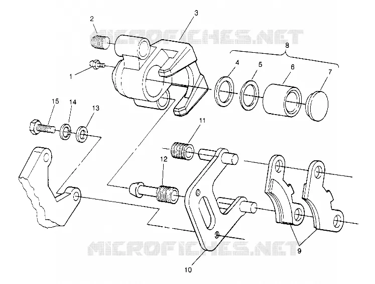 FRONT BRAKE 6X6 400L W948740 (4926802680B007)