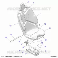 SEAT ASM.- Z24G4C92AN/BN (C2689862)