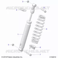 SUSPENSION, REAR SHOCK