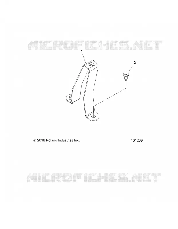 CHASSIS, FUEL TANK SUPPORT BRACKET