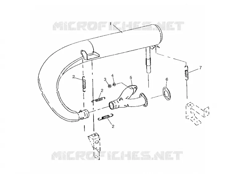 EXHAUST SYSTEM TRAIL TOURING 0982362 AND EUROPEAN TRAIL TOURING E982362 (4942314231C003)