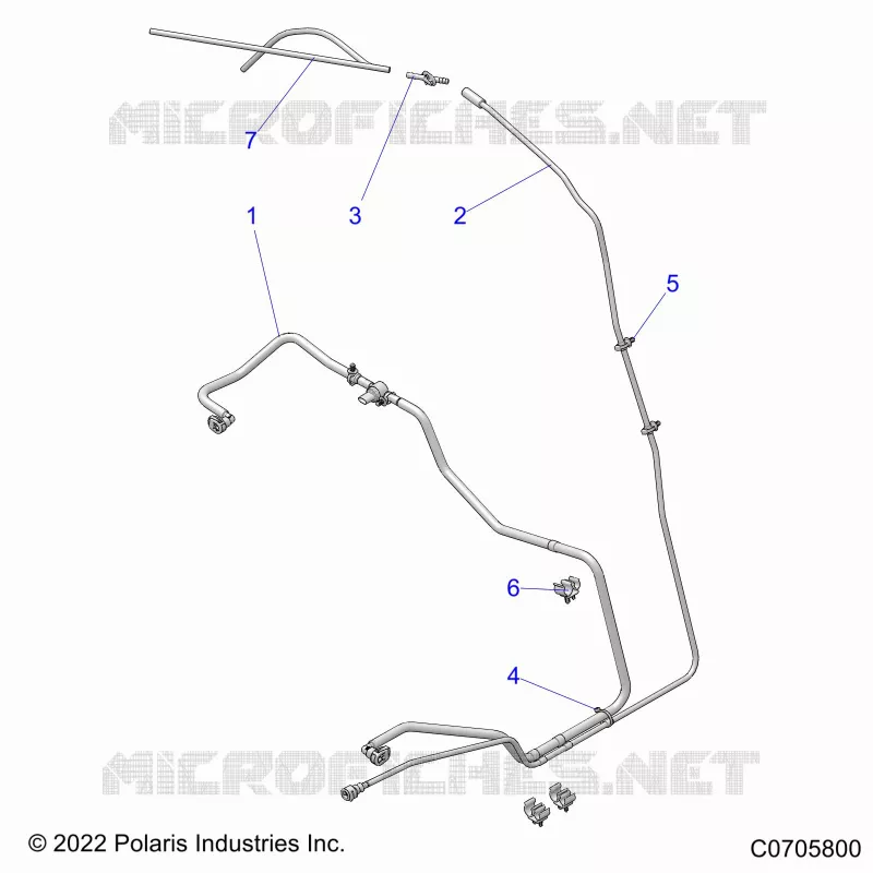 FUEL SYSTEM, LINES, STD.