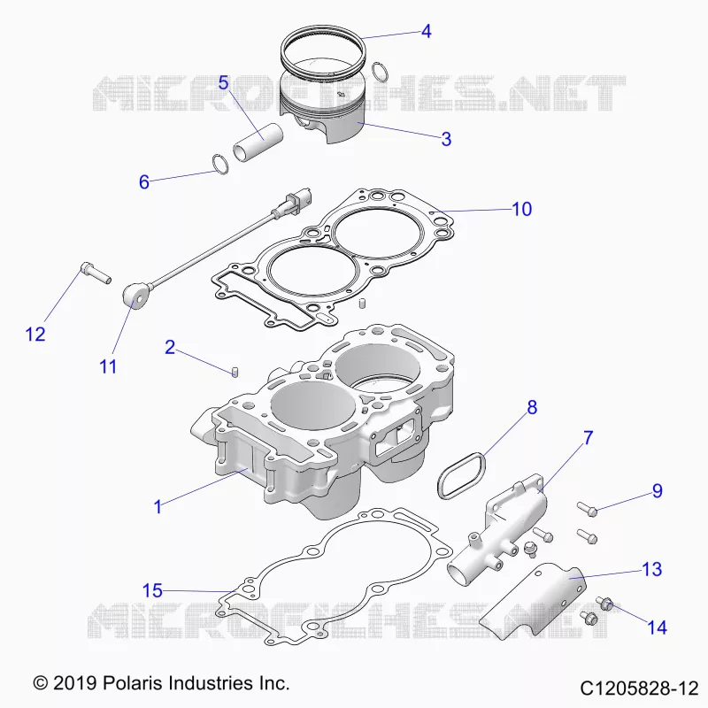 CYLINDER AND PISTON