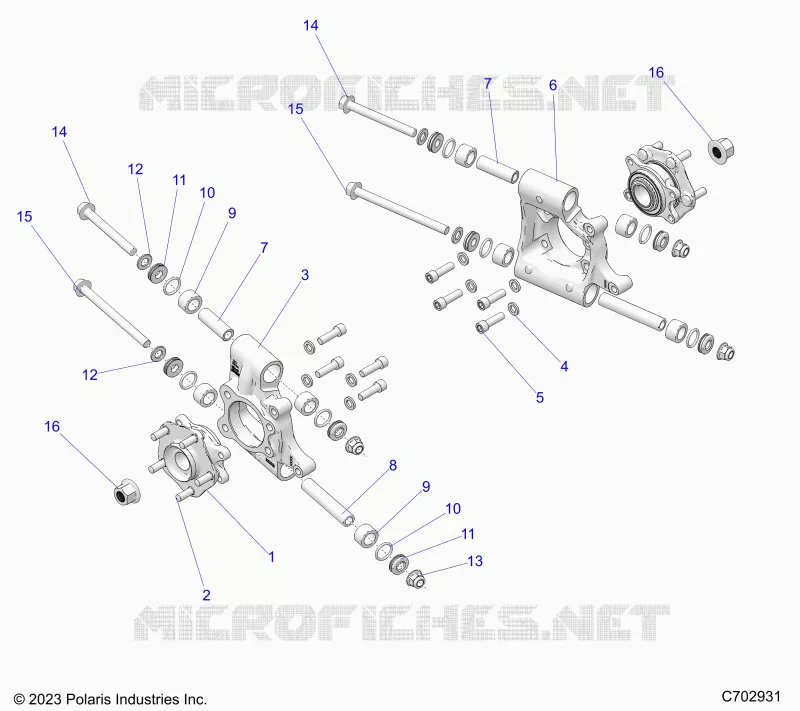 SUSPENSION, REAR CARRIER