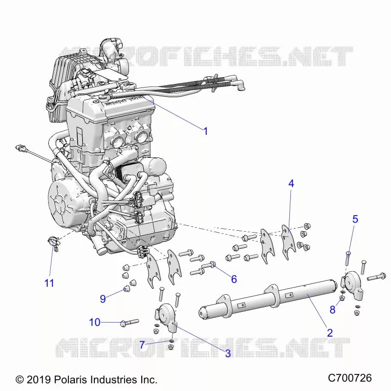 ENGINE, MOUNTING