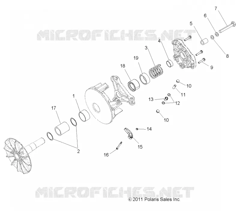 DRIVE TRAIN, PRIMARY CLUTCH
