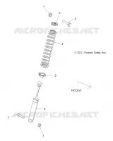 SUSPENSION, REAR SHOCK MOUNTING