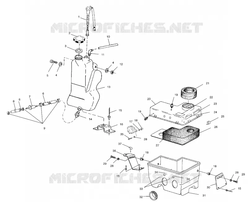 OIL TANK   AIR BOX