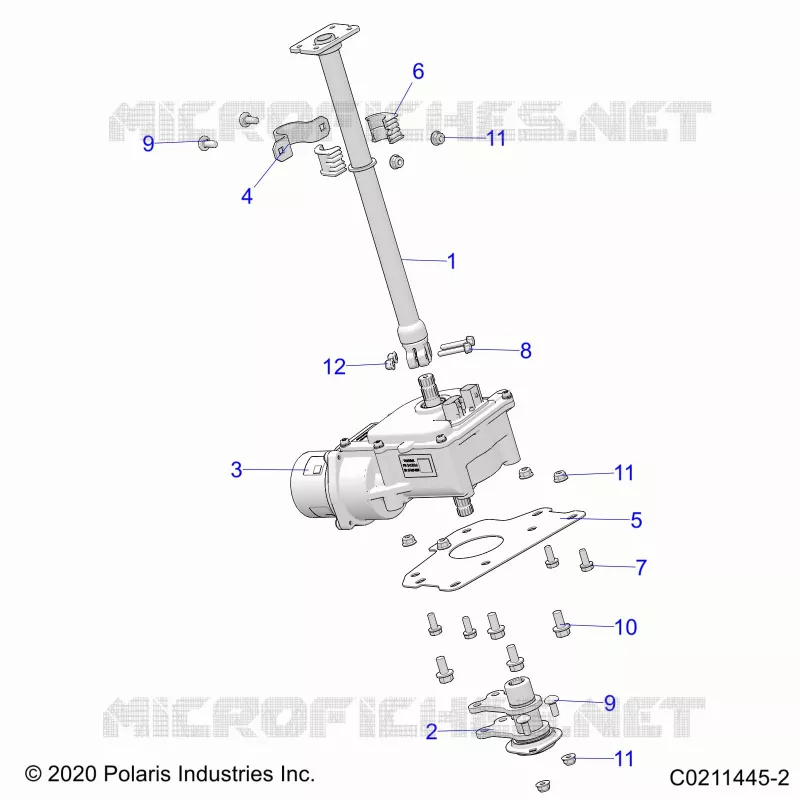 STEERING POST  AND EPS
