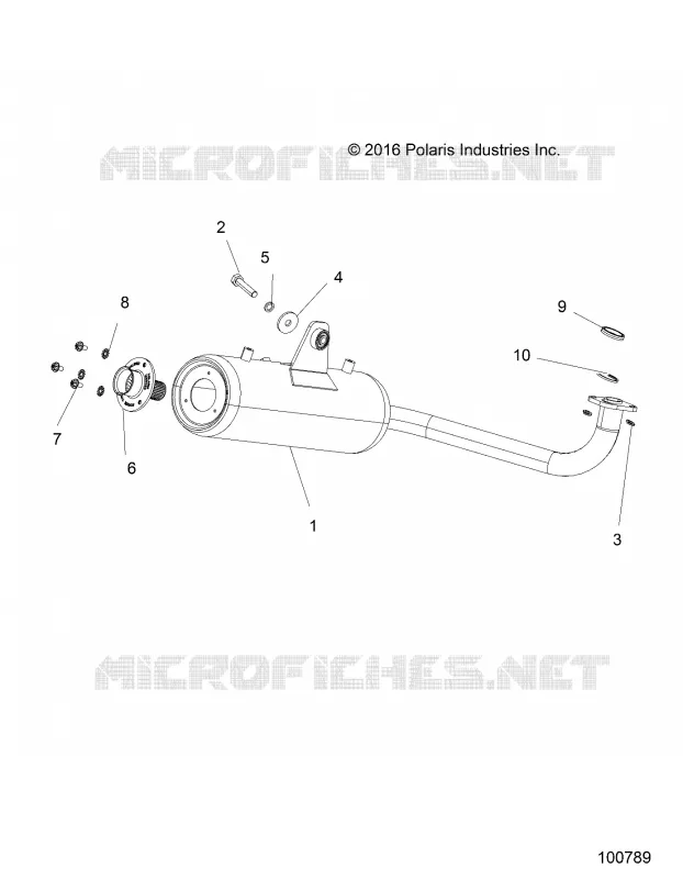 ENGINE, EXHAUST SYSTEM