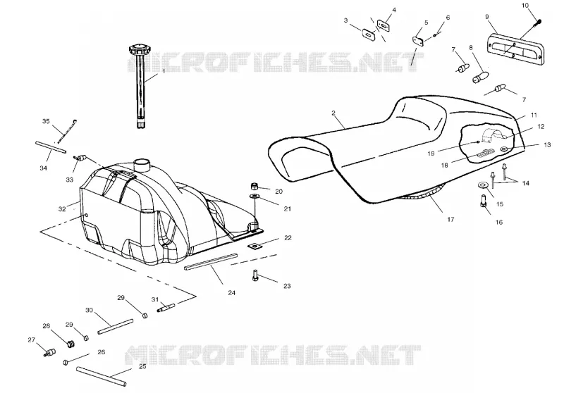 SEAT   GAS TANK