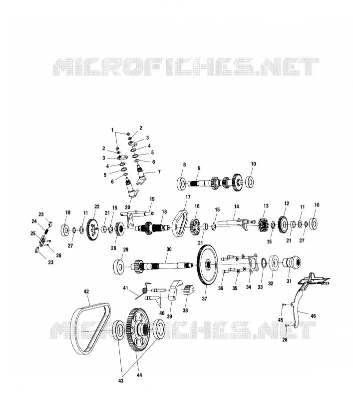 GEARCASE (INTERNAL COMPONENTS)