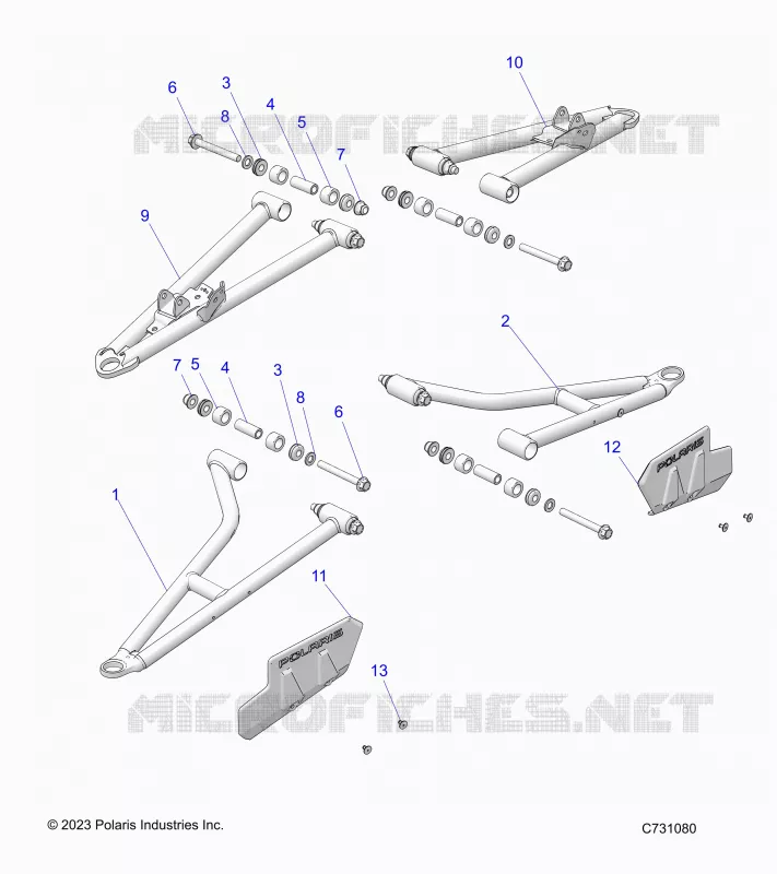 FRONT SUSPENSION CONTROL ARMS