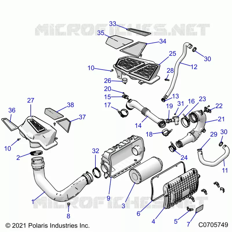 ENGINE, AIR INTAKE SYSTEM