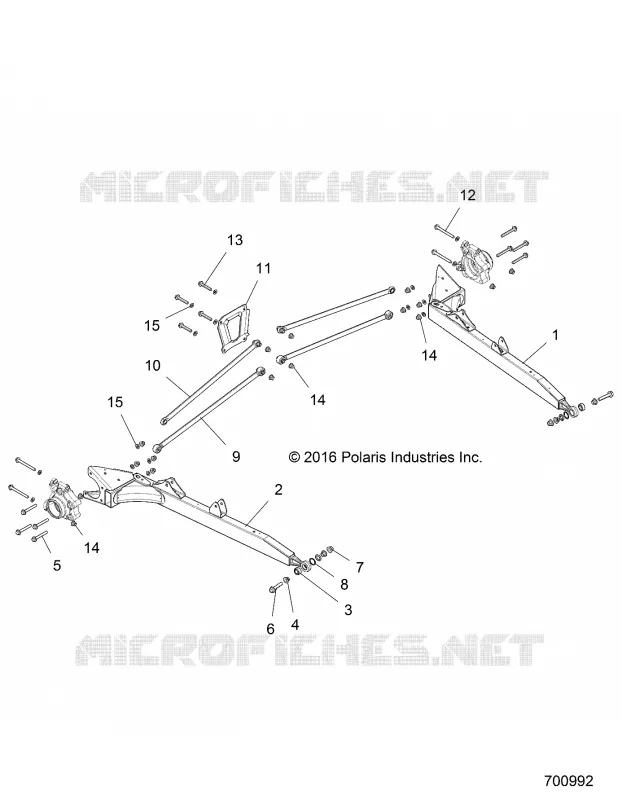 REAR SUSPENSION CONTROL ARMS