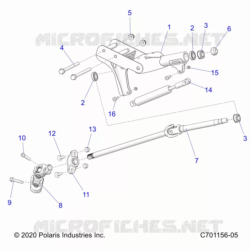 STEERING, LINKAGE, TILT AND RELATED, STANDARD