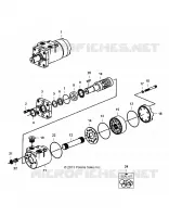 SNOW BLOWER CHUTE ROTATOR MOTOR